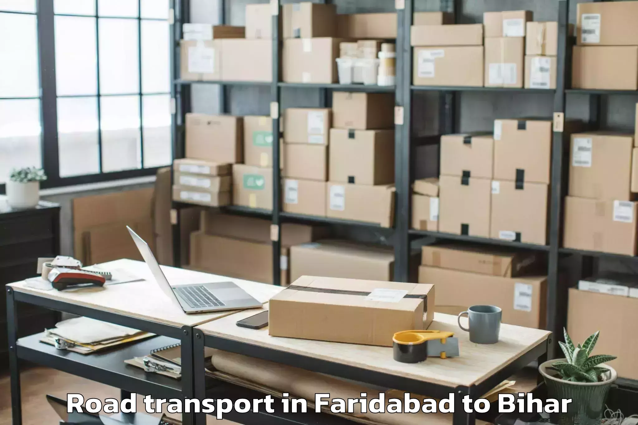 Reliable Faridabad to Charaut Road Transport